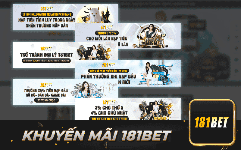 Khuyến mãi 181Bet